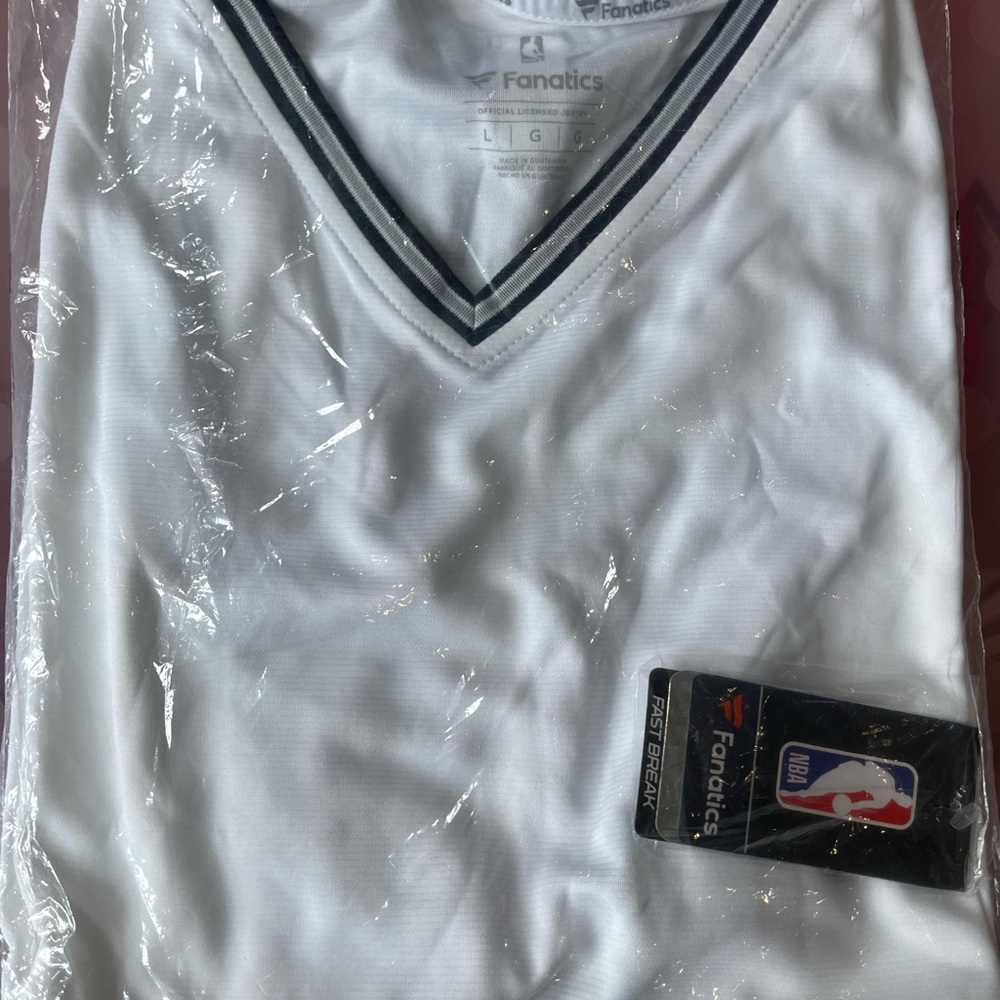 Fanatics NBA Spurs White Jersey